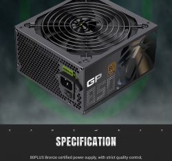 GAMEMAX Блок живлення ATX 850W, 80+ Bronze, 140mm Ultra Si lent Fan OVP / UVP/ SIP / OCP/ OLP/ OPP/ SCP GP 850B - Картинка 21