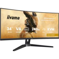 IIYAMA 34" 21:9 вигнутий VA РК монітор, 0,4 мс (MPRT), 2 40 Гц, Adaptive Sync, HDR, KVM свіч, 2xHDMI 2.1/1x GCB3486WQSCP-B1 - Картинка 6