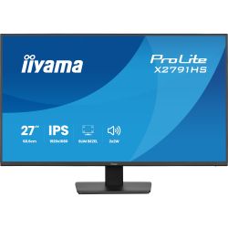 IIYAMA 27" 16:9 IPS �� �������, 1920�1080, 1 �� (MPRT), 1 20 ��, 350 ��/�2, Adaptive Sync, 1xHDMI 1.4/1xDP 1 X2791HS-B1