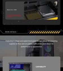 GAMEMAX Корпус комп'ютерний Midi ATX без блока живлення X,M-ATX,ITX. (Support BTF),Tempered Glass,Mesh,USB F46 BK - Картинка 22