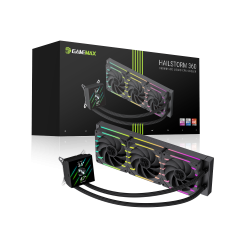 ������� �������� ����������� GAMEMAX HAILSTORM 360 BK