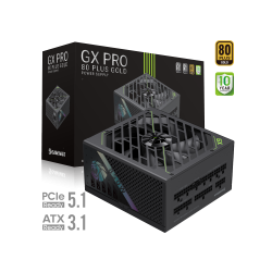 GAMEMAX Блок живлення ATX 3.1 & PCIe5.1_ 850W, 80+ Gold, f an 135mm,fully modular ,Japanese 105°C and solid c GX PRO 850G - Картинка 2