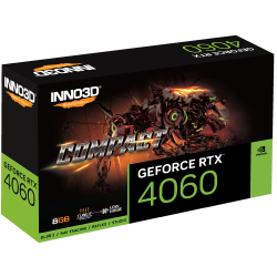 ³ Inno3D NVIDIA  GEFORCE RTX 4060 COMPACT Inno3D RTX 4060 COMPACT -  3