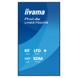 IIYAMA 64.5" 16:9 IPS РК дісплей, 3840х2160, 24/7, 500 кд /м2, ОС Android 11, 3xHDMI 2.0/1xDP/1xDP Out/2xUS LH6575UHS-B2AG - Картинка 4