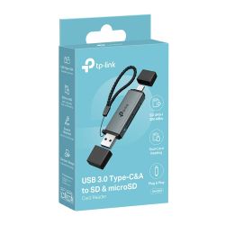 TP-LINK Кардрідер USB 3.0 Type-C&A до SD & microSD 3.0, TP -Link, UA430D UA430D - Картинка 9