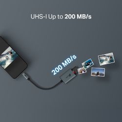 Зчитувач карт пам'яті SD та microSD 3.0 з портом U SB 3.0 Type-C TP-Link, UA430C UA430C - Картинка 7