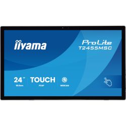 IIYAMA 23.8" 16:9 IPS ��������� �� �������, ����������-�� ������ ���������, 1xHDMI/1xDP/2xUSB 3.2, SP (1 �� T2455MSC-B2