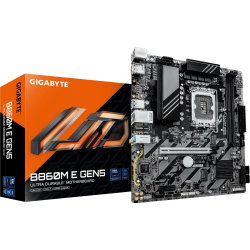 GIGABYTE Mатеринська плата s1851 Intel B860 DP/HDMI 2xM.2 GbE LAN mATX B860M E GEN5 - Картинка 2