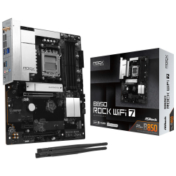ASROCK M���������� ����� sAM5 AMD B850 4xDDR5 HDMI 2xM.2  2.5GbE LAN ATX  B850 ROCK WIFI 7 - �������� 2