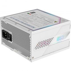 GIGABYTE ���� �������� 850W, 80 Pluse Platinum, PCIe Gen 5. 1, Fully modular, Smart fan 120mm, White GP-AE850PM PG5 ICE - �������� 4