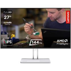 LENOVO 27" 16:9 IPS �� �������, 1920�1080, 144 ��, 1 �� ( MPRT), 1xVGA/2xHDMI, SP (2�3 ��)  L27-4C