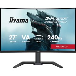 IIYAMA 27" 16:9 ������� �������� VA �� �������, 1920�1080 , 0,7 �� (MPRT), 240 ��, 350 ��/�2, AdaptiveSync,  GCB2784HSU-B1