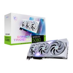 ³ MSI NVIDIA GeForce RTX 5080 16G GAMING  TRIO OC WHITE RTX 5080 16G GAMING TRIO OC WH