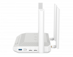 Інтернет-центр WIFI AX3000, LTE-модем cat 6, 2 n ano-SIM, 5хGigabit, USB3.0 Keenetic Hopper 4G+(KN-2312) - Картинка 4