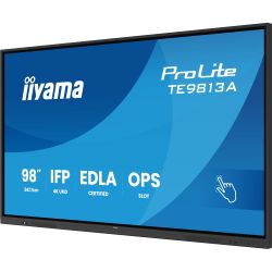 IIYAMA 97.5" 16:9 інтерактивний IPS UHD РК дісплей, 24/7 , 500 кд/м2, ОС Андроід 14, 8GB/128GB, PureTouch- TE9813A-B2AG - Картинка 3