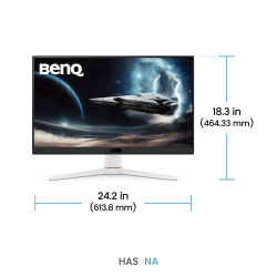 BENQ 27" 16:9 IPS ігровий РК монітор, 1920x1080, 180 Гц , 1 мс (GtG), 95% P3, FreeSync, HDRi, 2xHDMI 2.0/ EX271 - Картинка 5