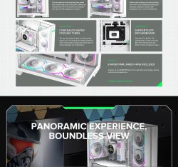 GAMEMAX ������ ATX ��� ����� �������� , ����������� ���� X,M-ATX,ITX, combo audio,VGA Card Length	Up to 400 Infinity Pro WH - �������� 14