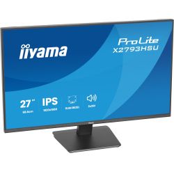 IIYAMA 27" 16:9 IPS РК монітор, 1920х1080, 1 мс (MPRT), 1 20 Гц, 350 кд/м2, Adaptive Sync, 1xHDMI 1.4/1xDP 1 X2793HSU-B1 - Картинка 7