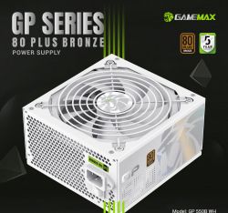 GAMEMAX Блок живлення ATX 550W, 80+ Bronze, 140mm Ultra Si lent Fan OVP / UVP/ SIP / OCP/ OLP/ OPP/ SCP GP 550B WH - Картинка 12