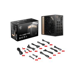 Блок живлення MSI ATX 1300W MEG Ai1300P PCIE5, EU, 1300W,Fully-Modular,Platinum 80 Plus,Japanese Ele MEG Ai1300P PCIE5 - Картинка 5