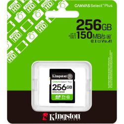 Карта пам'яті KINGSTON Карта пам'яті 256GB SDXC Canvas Select Plus Gen3 1 50MB/s C10 UHS-I U1 V10 SDS3/256GB - Картинка 3