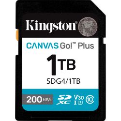 KINGSTON  ' 1TB SDXC Canvas Go Plus Gen4 200MB/s  C10 UHS-I U3 V30 SDG4/1TB