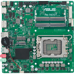 ASUS ����������� ����� s1700/2SoDIMMDDR5/LDVS/HDMI/DP/2 SATA/1xM.2  PRO H610T-CSM