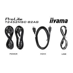 IIYAMA 23.8" 16:9 сенсорний IPS FHD РК дісплей,проекційно -ємнісна техн., 1xHDMI/1xDisplayPort/2xUSB 3.2, SP T2452MSC-B2AG - Картинка 18