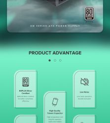 GAMEMAX Блок живлення ATX 1050W, 80 Bronze , fan 140mm,ful ly modularOVP, UVP, OTP, OCP, OLP, OPP, SCP GM-1050 Modular - Картинка 25