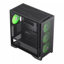 GAMEMAX Корпус Tower E-ATX без блока живлення , загартован е скло E-ATX,ATX, M-ATX,ITX, Tempered Glass,Mesh,2 LEADER 2 BK - Картинка 12