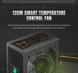 GAMEMAX Блок живлення 700W, 80+ Bronze, fan 120mm PCIe 5. 1 & ATX3.1, Native 12V-2x6 OPP/OVP/UVP/OCP/SCP/OT VP 700S BK - Картинка 18