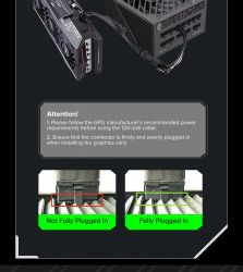 GAMEMAX Блок живлення ATX 1050W, 80+ Platinum ,fan 135mm,f ully modular OTP, OCP, SCP, OVP, UVP, OPP GX-1050 PRO BK(ATX3.1PCIe5.1) - Картинка 27