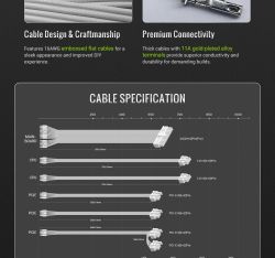 Блок живлення GAMEMAX RGB 1050G WH - Картинка 24