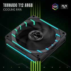 GAMEMAX ����� ��� ������� 120�� 3pin AURA (M/F)&4pin PWM A ir Flow66.89 CFM Static Air Pressure2.62mm - H2ONo Tornado T12 ARGB - �������� 2