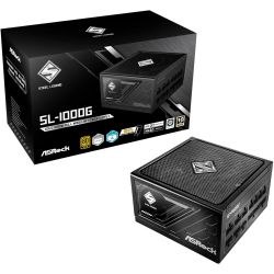 ASROCK ���� �������� 1000W, 80 Pluse GOLD, PCIe 5.1 & ATX 3.1 Ready, Fully Modular, 135mm Fan   SL-1000G