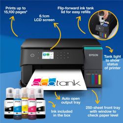 EPSON БФП струменевий A4 кольоровий з Wi-Fi L6360 - Картинка 5
