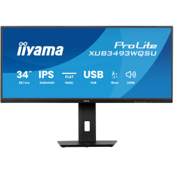 IIYAMA 34" 21:9 IPS  , 34401440, 120 , 1 ,  AdaptiveSync, HDR, 2xHDMI 2.0/1xDP 1.2/2xUSB 3.2/2 XUB3493WQSU-B6