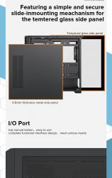 GAMEMAX Корпус Micro ATX без блока живлення , закалене скл о Destroyer MB - Картинка 17