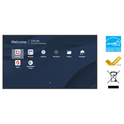 VIEWSONIC 55"UHD РК дисплей, 500nits, 5000:1, 8G RAM/32GB, H DMI-IN*3, HDMI-OUT*1, USB-A*2, USB-C*1, Audio in*1 CDE5531-1C - Картинка 12