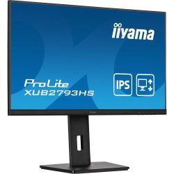 IIYAMA 27" 16:9 IPS РК монітор, 1920х1080, 1 мс (MPRT), 3 00 кд/м2, 100 Гц, Adaptive Sync, 1xHDMI 1.4/1xDP XUB2793HS-B7 - Картинка 4