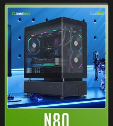 GAMEMAX ������ ����'������� Midi ATX ��� ����� ��������  X,M-ATX,ITX. (Support BTF),Tempered Glass,Mesh,USB N80 BK - �������� 13