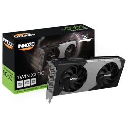 ³ GeForce RTX 5060 Ti Twin X2 OC   
 16GB  GDDR7 128-bit 2602 28Gbps 3xDP+HDMI Dual Slot INNO3D RTX 5060 Ti 16GB TWIN X