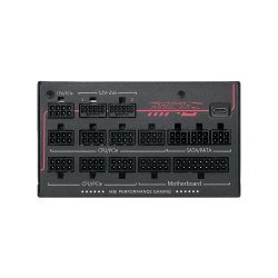 Блок живлення MSI ATX 1600W MPG Ai1600TS PCIE5, EU , Black Embossed Cable, 1600W, Fully-Modular, Tita MPG Ai1600TS PCIE5 - Картинка 4