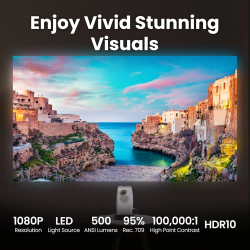 BENQ �������� GV32(LED, Full HD, 500 Ansi lm, 100000:1,  20000/30000, HDMI, USB-A, USB-C, 2*4W+10W)  GV32 - �������� 13