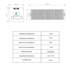 CHOETECH ��������� ������� ������� ������� ����� 300 �� 300w Travel Solar Panel - �������� 7