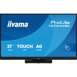 IIYAMA 27" 16:9 IPS ��������� �� �������, 1920�1080, ���� ������-�������� ���������, 1xVGA/1xHDMI/2xUSB 3.2 T2754MSC-B2AG