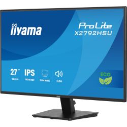 IIYAMA 27" 16:9 IPS РК монітор, 1920х1080, 3 мс (GTG), 12 0 Гц, 350 кд/м2, AdaptiveSync, 1xHDMI 1.4/1xDP 1.2 X2792HSU-B1 - Картинка 3