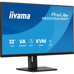 IIYAMA 31.5" 16:9 VA  , 38402160, 2  (GTG), 6 0 , 400 /2, AdaptiveSync, HDR, KVM, Pip/PbP,  XB3294UHSCP-B1 -  2