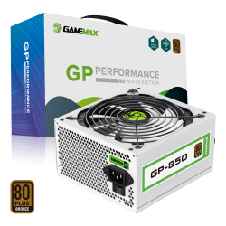 GAMEMAX Блок живлення 850W, 80+ Bronze, fan 140mm OPP/OVP/ UVP/OCP/SCP/OTP/NLP/SIP/OLP/NLO GP-850 White - Картинка 11