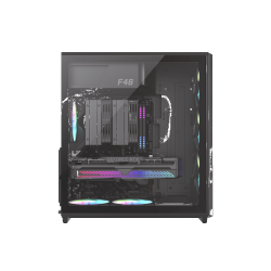 GAMEMAX Корпус комп'ютерний Midi ATX без блока живлення X,M-ATX,ITX. (Support BTF),Tempered Glass,Mesh,USB F46 BK - Картинка 6